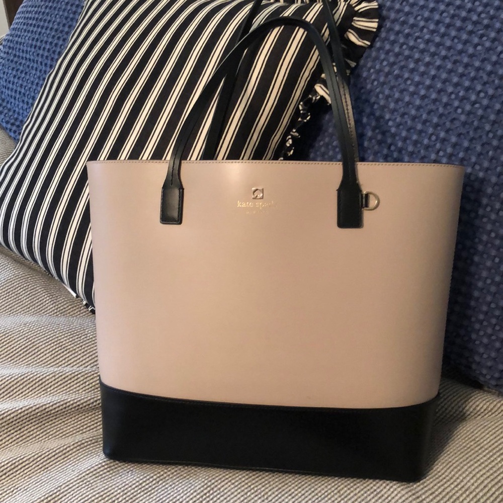 Kate spade tan and black purse